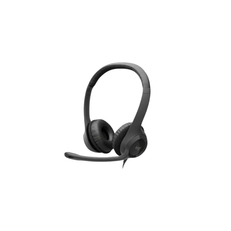 Logitech H390 USB Computer Headset - Black