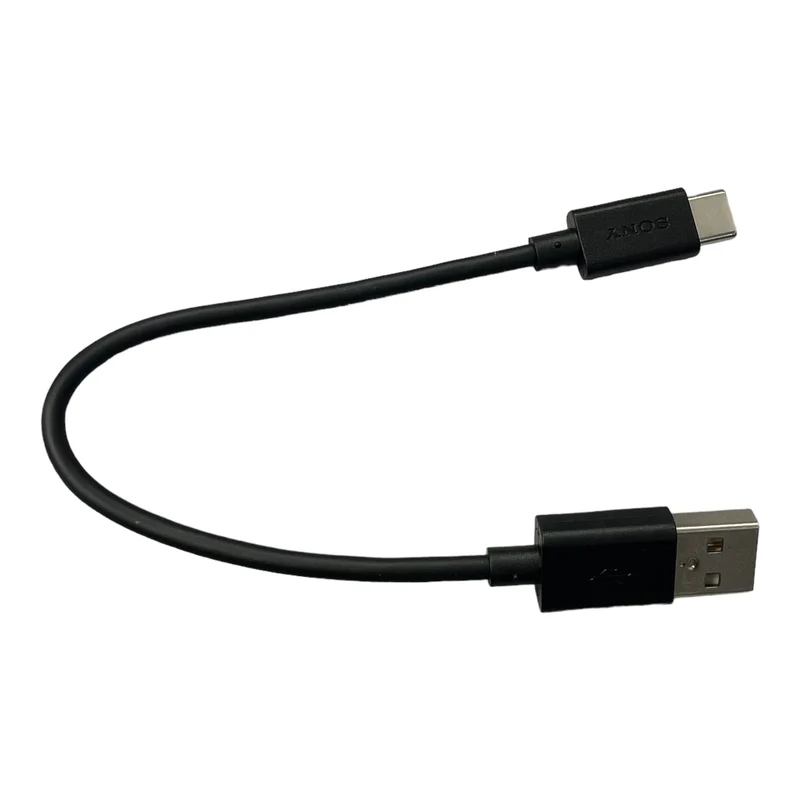 Sony WH-1000 XM3 XM4 XM5 XM6 Headphone Charger Cable USB-C (Black) - Accessories