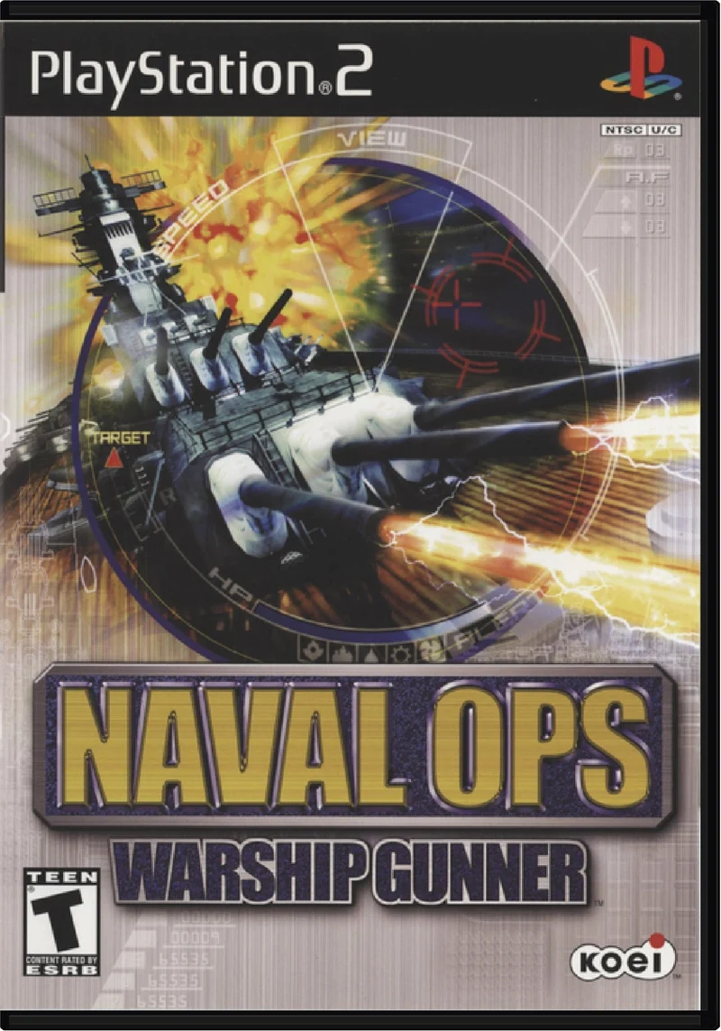 Naval Ops Warship Gunner - Sony PlayStation 2 (PS2)