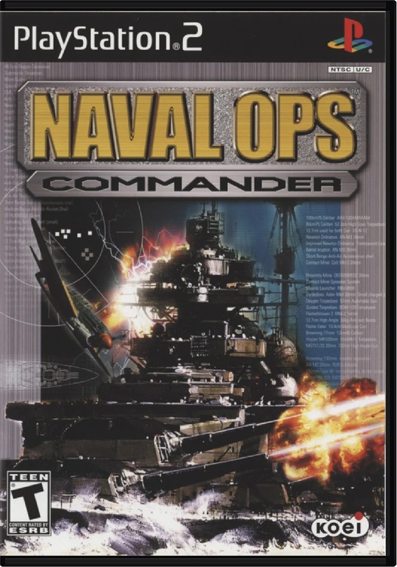 Naval Ops Commander - Sony PlayStation 2 (PS2)