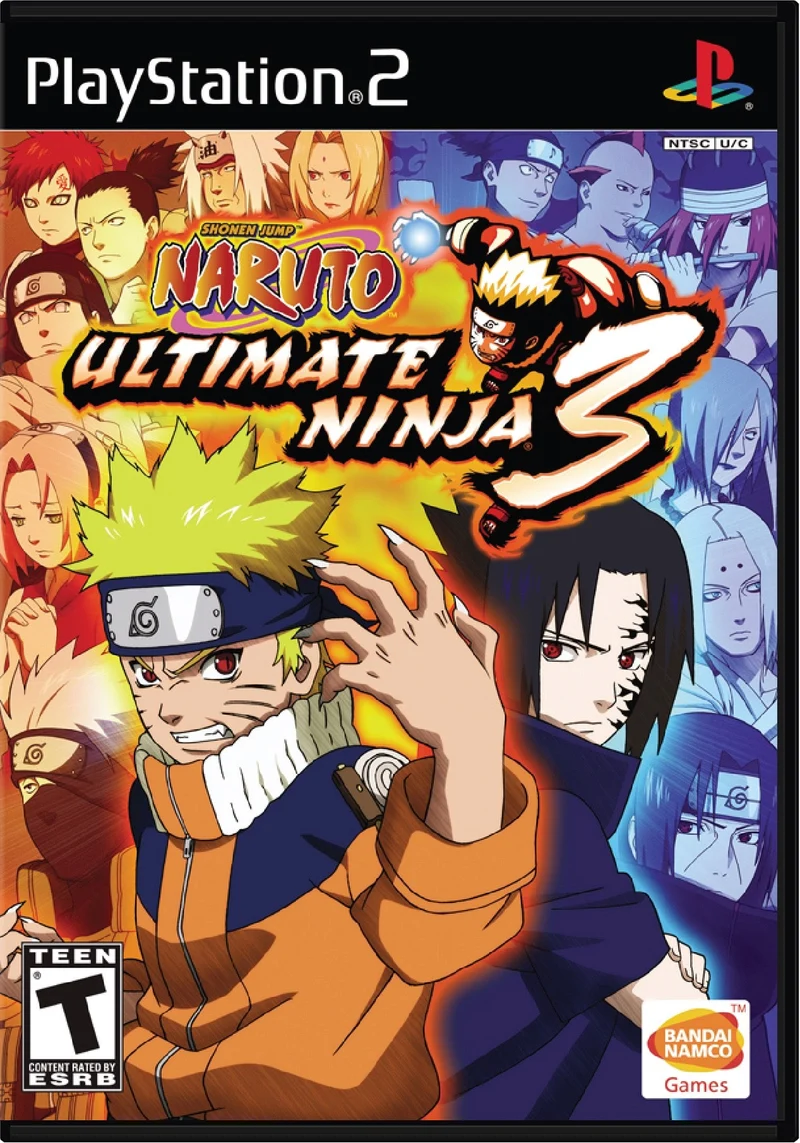 Naruto Ultimate Ninja 3 - Sony PlayStation 2 (PS2)