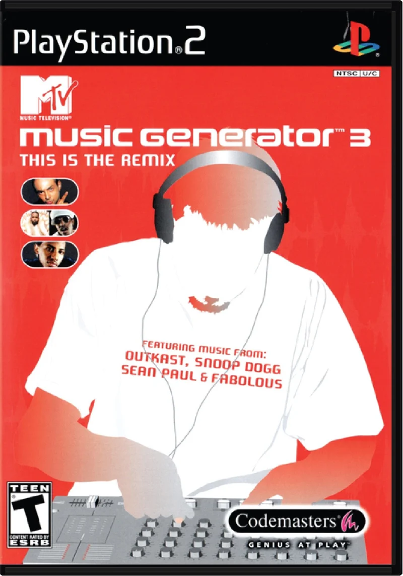MTV Music Generator 3 - Sony PlayStation 2 (PS2)