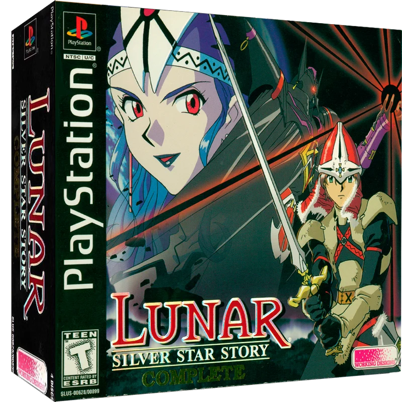 Lunar Silver Star Story Complete [4 Discs] - Sony PlayStation 1 (PS1)
