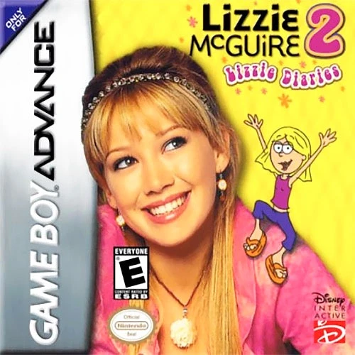 Disney's Lizzie McGuire 2 Lizzie Diaries Game + TV Episode - Nintendo Game Boy Advance