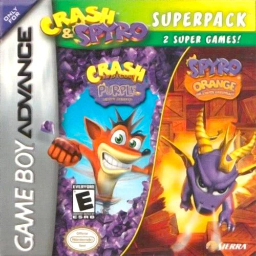 Crash and Spyro Superpack Purple & Orange - Nintendo Game Boy Advance