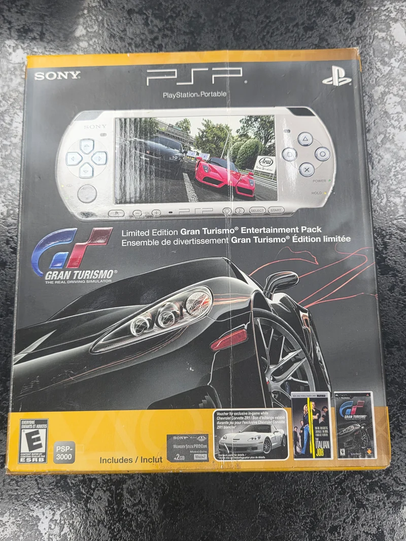 PSP 3000 Limited Edition Gran Turismo Entertainment Pack Handheld Console
