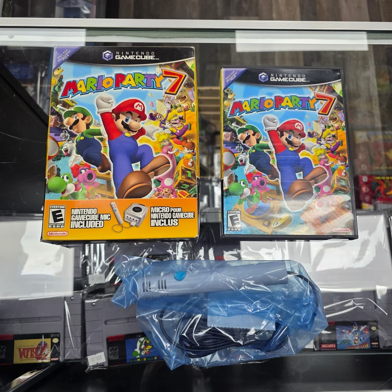 Mario Party 7 Microphone Bundle - Nintendo GameCube
