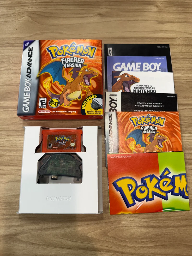 Pokemon Fire Red: Complete - Nintendo Game Boy Advance - A