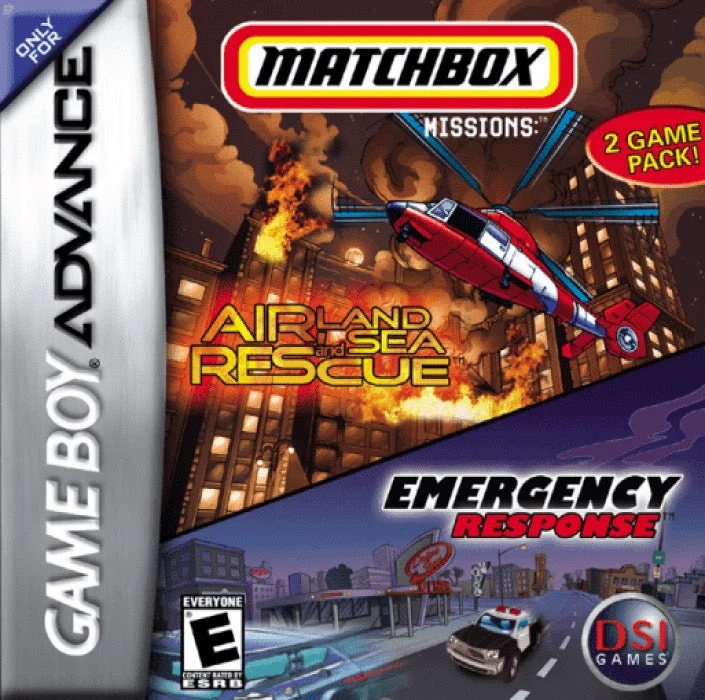 Matchbox Missions Emergency Response And Air - Nintendo Game Boy Advance
