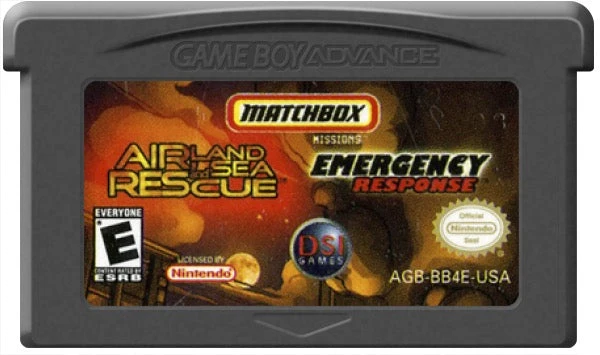 Matchbox Missions Emergency Response And Air - Nintendo Game Boy Advance
