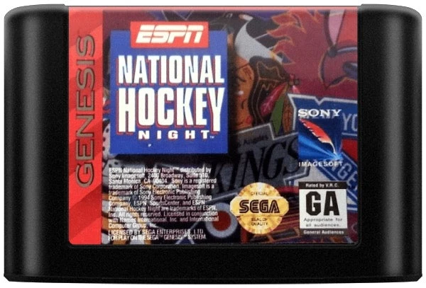 ESPN National Hockey Night - Sega Genesis