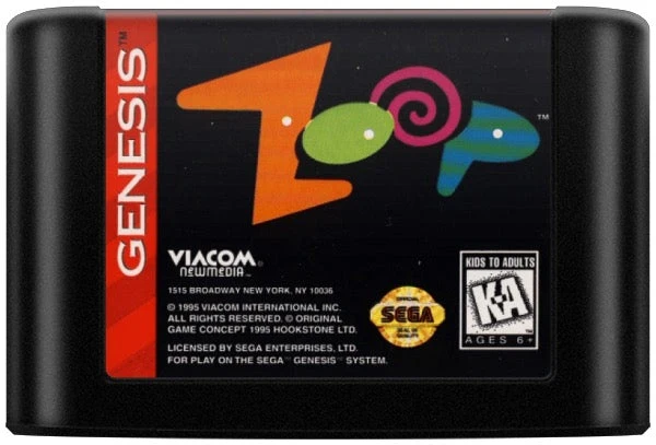 Zoop - Sega Genesis