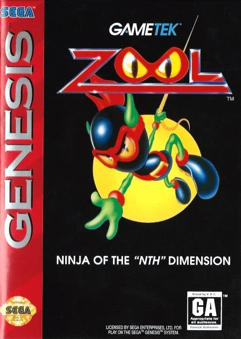 Zool Ninja of the Nth Dimension - Sega Genesis