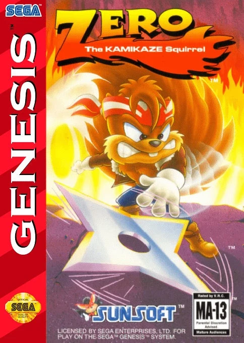 Zero the Kamikaze Squirrel - Sega Genesis