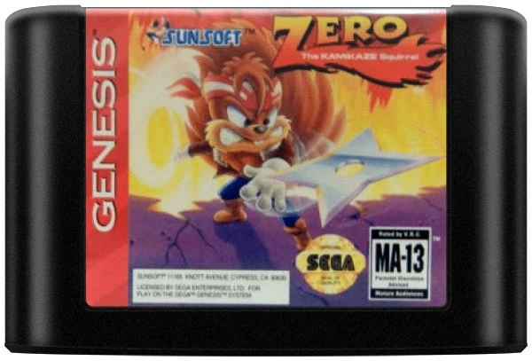 Zero the Kamikaze Squirrel - Sega Genesis