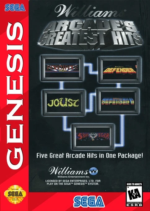 Williams Arcade's Greatest Hits - Sega Genesis