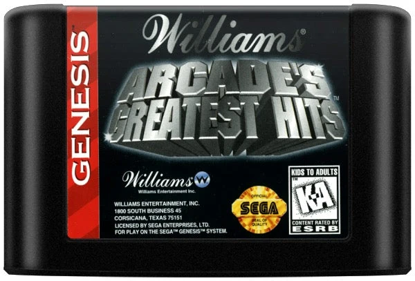Williams Arcade's Greatest Hits - Sega Genesis