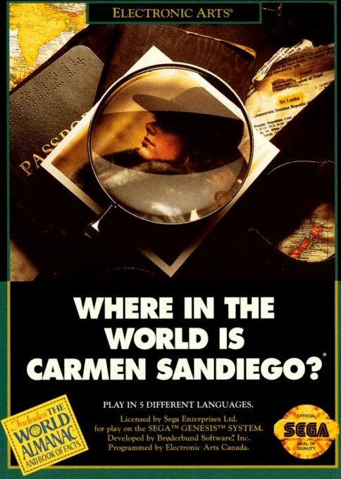 Where in the World is Carmen Sandiego - Sega Genesis