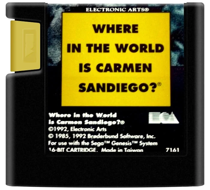 Where in the World is Carmen Sandiego - Sega Genesis