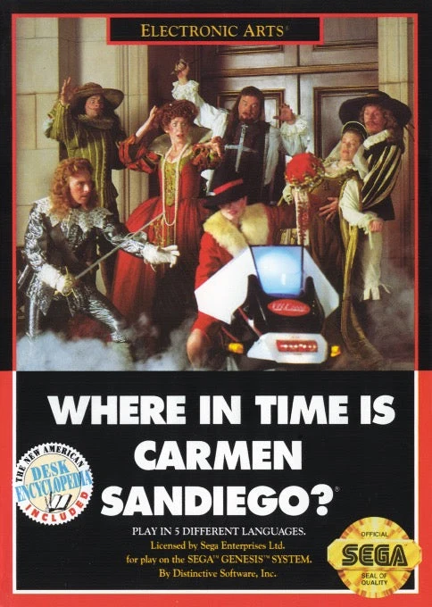 Where in Time is Carmen Sandiego - Sega Genesis