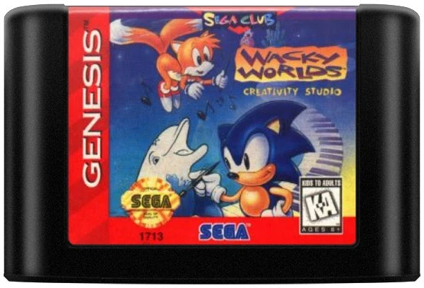 Wacky Worlds Creativity Studio - Sega Genesis