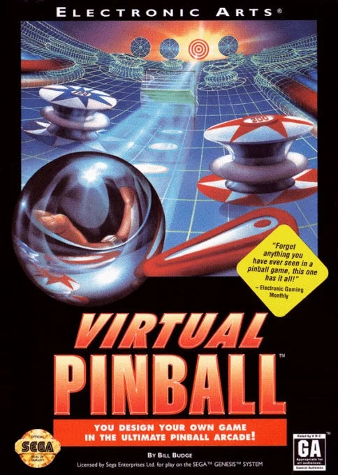 Virtual Pinball - Sega Genesis