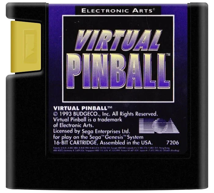 Virtual Pinball - Sega Genesis