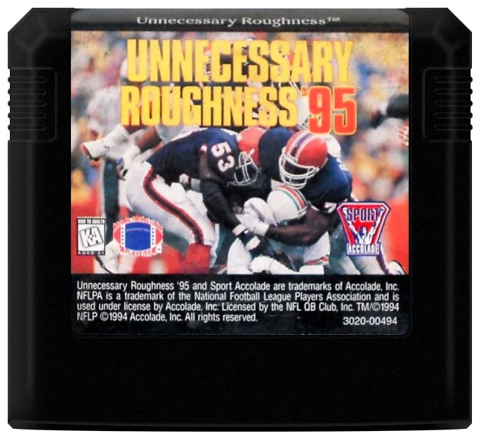 Unnecessary Roughness '95 - Sega Genesis