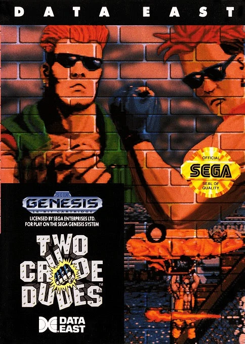 Two Crude Dudes - Sega Genesis