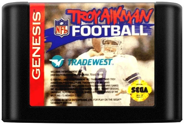 Troy Aikman NFL Football - Sega Genesis