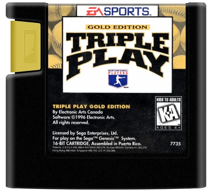 Triple Play Gold - Sega Genesis