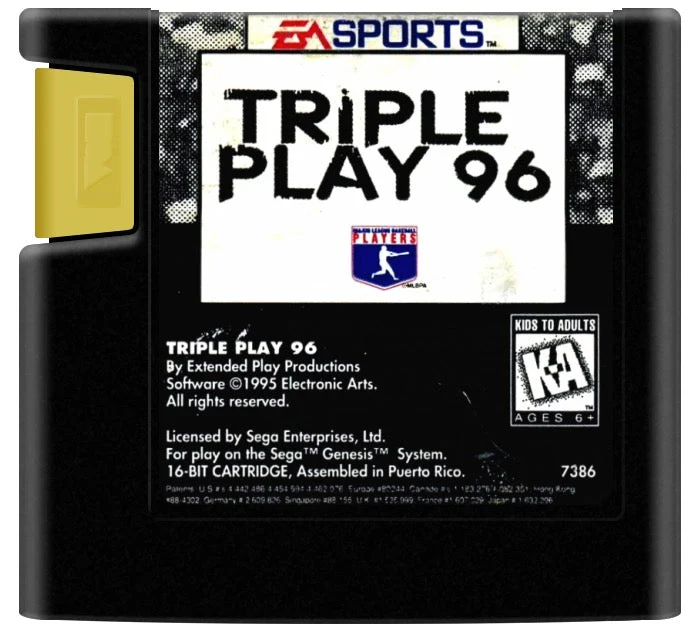 Triple Play 96 - Sega Genesis