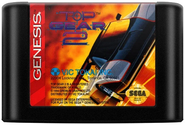 Top Gear 2 - Sega Genesis
