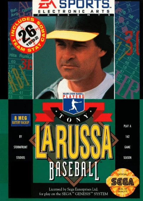 Tony La Russa Baseball - Sega Genesis