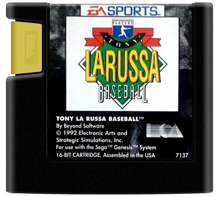 Tony La Russa Baseball - Sega Genesis