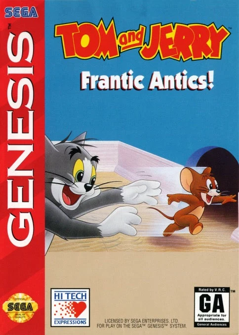 Tom and Jerry Frantic Antics - Sega Genesis