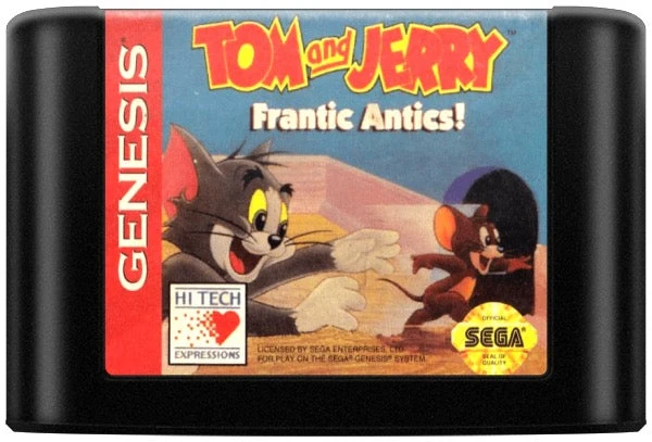 Tom and Jerry Frantic Antics - Sega Genesis