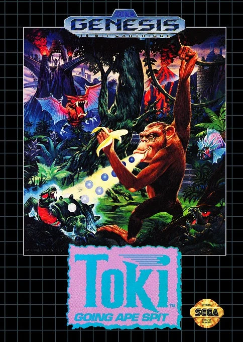 Toki Going Ape Spit - Sega Genesis