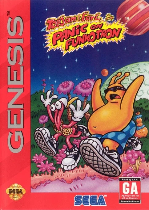 ToeJam and Earl in Panic on Funkotron - Sega Genesis