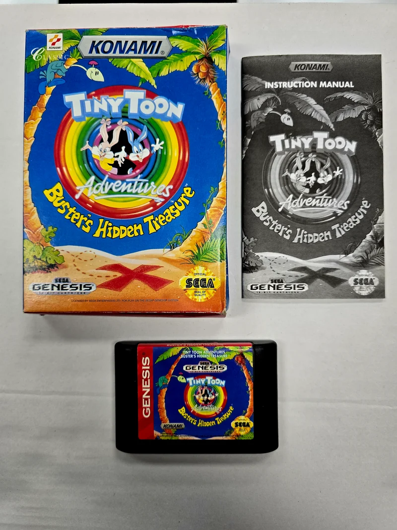 Tiny Toon Adventures Buster's Hidden Treasure - Sega Genesis