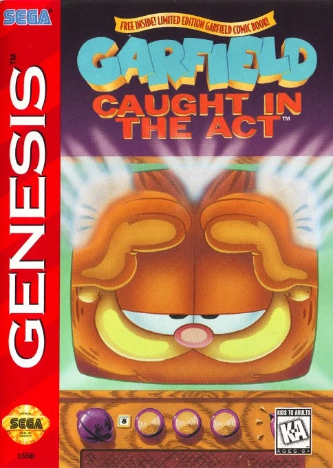 Garfield Caught in the Act - Sega Genesis