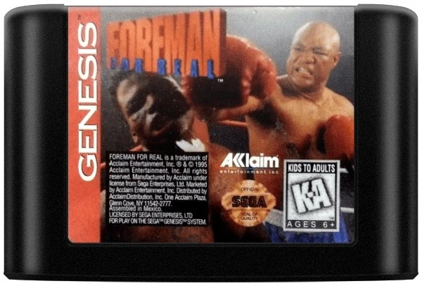 Foreman For Real - Sega Genesis