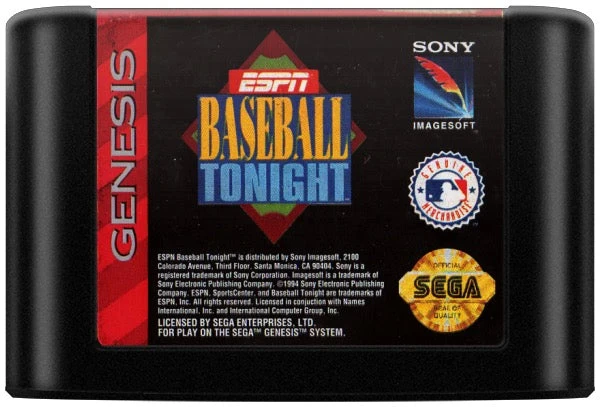 ESPN Baseball Tonight - Sega Genesis