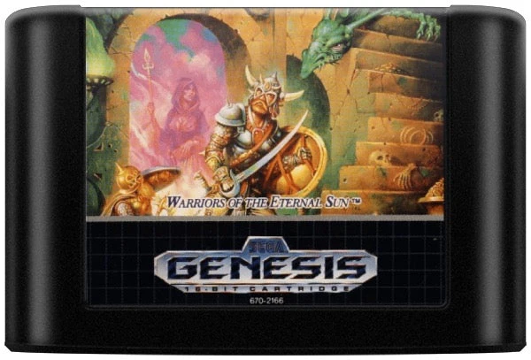 Dungeons & Dragons Warriors of the Eternal Sun - Sega Genesis