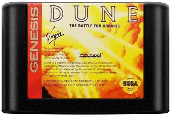 Dune The Battle for Arrakis - Sega Genesis