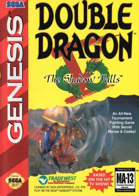 Double Dragon V The Shadow Falls - Sega Genesis