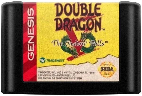 Double Dragon V The Shadow Falls - Sega Genesis
