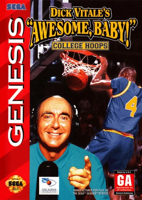 Dick Vitale's Awesome Baby College Hoops - Sega Genesis