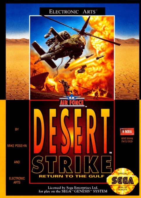 Desert Strike Return to the Gulf - Sega Genesis