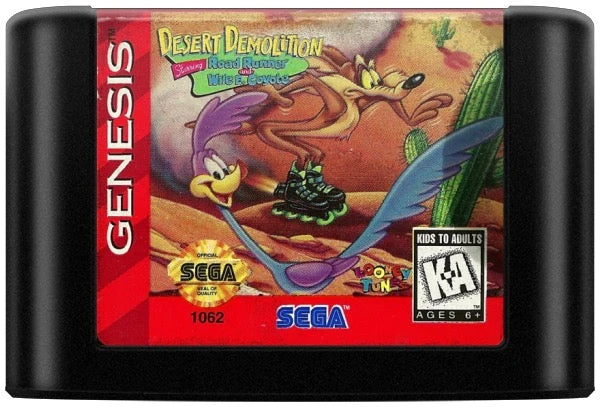 Desert Demolition - Sega Genesis